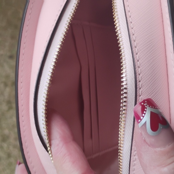 Kate Spade ♠️NEW $279 saffiano leather Perry Chalk dome crossbody free shipping - Picture 8 of 8